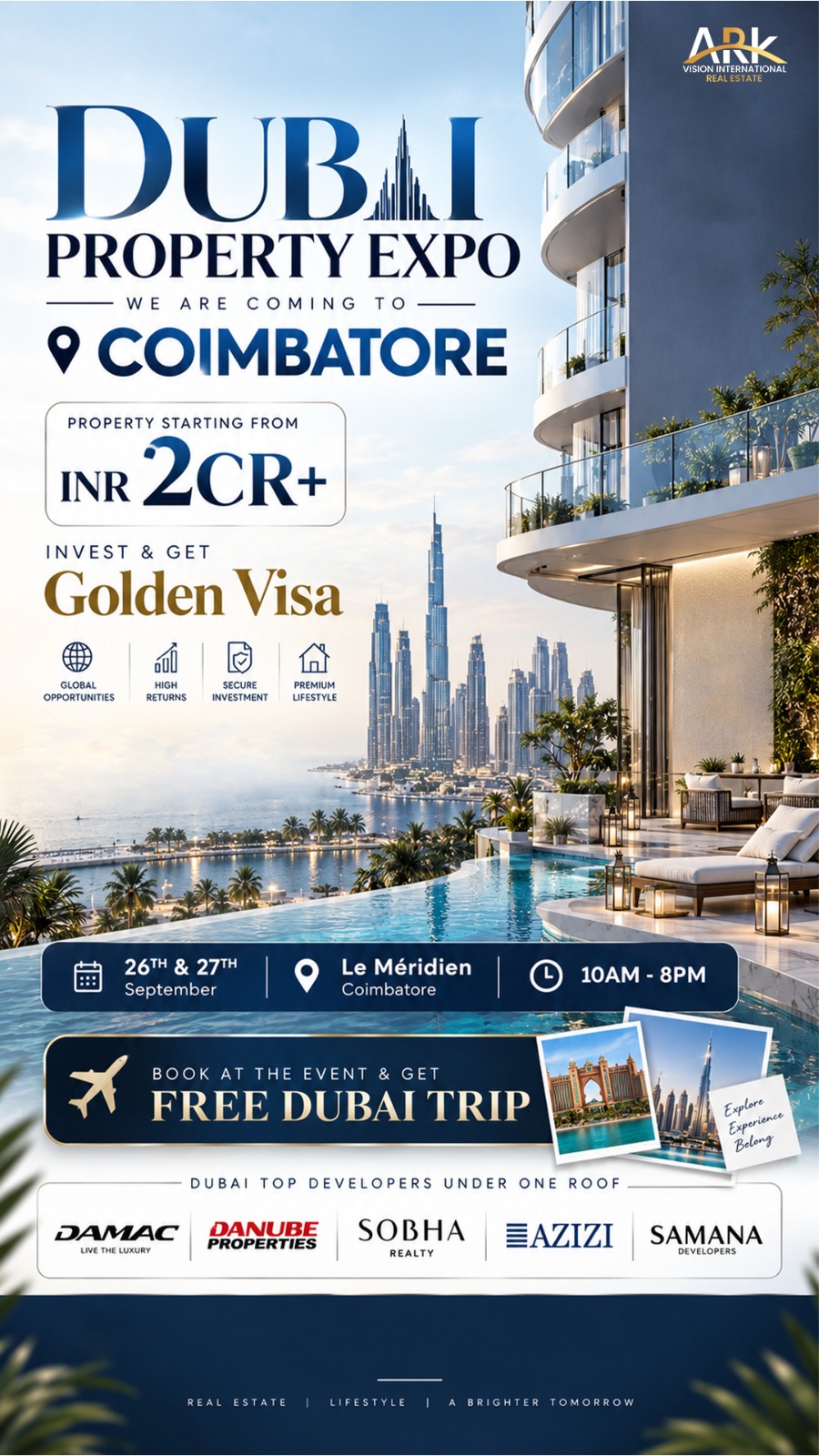 Dubai Property Expo — Coimbatore - 2 Days Event Only